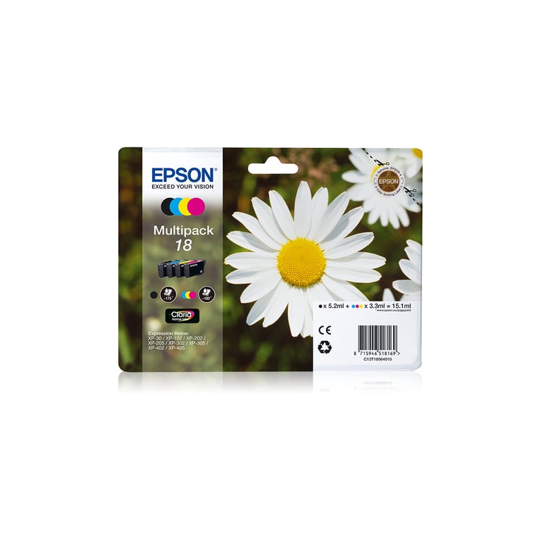 Epson Cartouche d'encre 18 et tricolore - vue 6