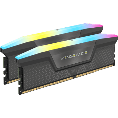 Corsair Vengeance RGB DDR5 - 32 GB (2 x 16 GB) - 6000 MT/s C30 - AMD EXPO - Gris