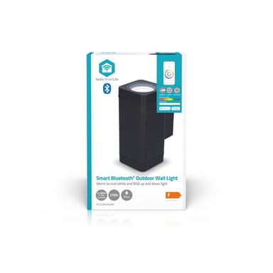 Nedis Lámpara LED de pared para exteriores Smartlife de 760 lm con iluminación bidireccional Negro