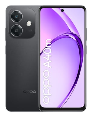 Oppo A40m (4G) 256 Go, Noir, Débloqué