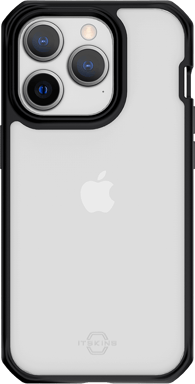 Coque Renforcée Apple iPhone 14 Pro Hybrid Solid R 100% Plastique recyclé Contour noir Itskins