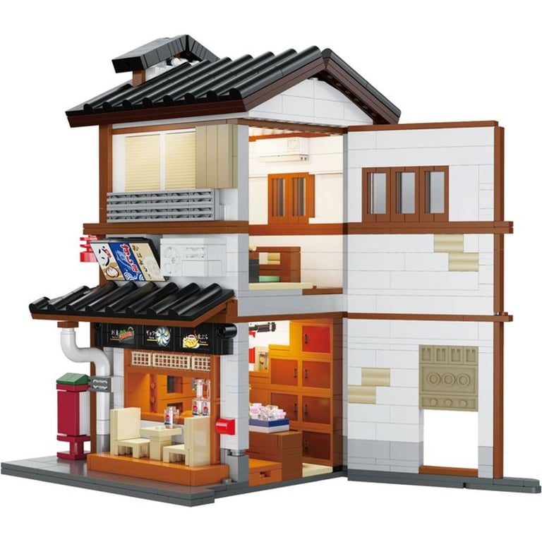 Cada Jeu de construction Bistrot Izakaya japonais 1195 pièces avec LED Brique - vue 5