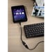 Câble d'adaptation USB 2.0 OTG, micro mâle - femelle A, noir, 0, 15 m