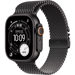 Watch Ultra 3 (2025) GPS + 5G, Boitier de 49 mm en Titane Noir avec bracelet milanais en Titane Noir, M