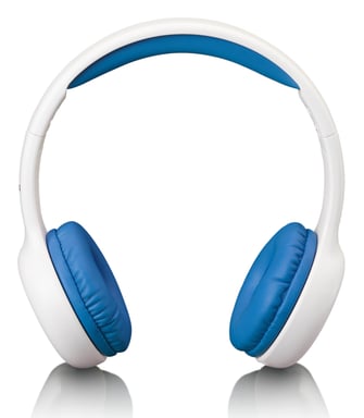 Lenco HP-010BU casque Casques Avec fil Arceau Musique Bleu, Blanc