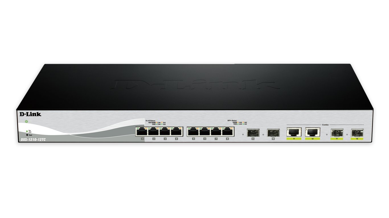 D Link 12 PORT SM.MGD 10G SFP+ SWITCH - vue 4