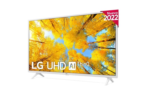 LG 43UQ76906LE Televisor Pantalla flexible 109,2 cm (43'') 4K Ultra HD Smart TV Wifi Blanco