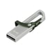 Hama ''HOOK-STYLE'', lecteur USB flash 32 Go USB Type-A 2.0 Vert, Métallique