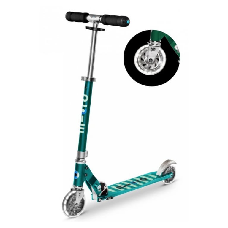 Trottinette Micro Sprite LED pour Enfants Pétrole Compacte et Légère Neuf