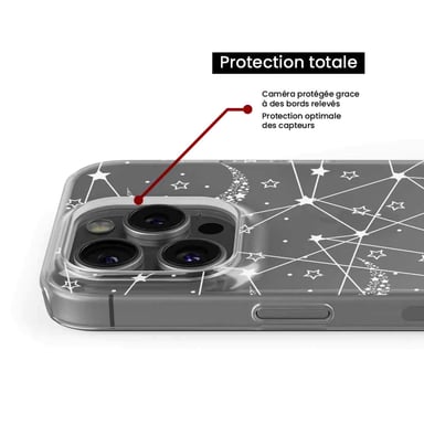 Funda de silicona - Compatible con Google Pixel 8 Pro - diseño lignes etoilees