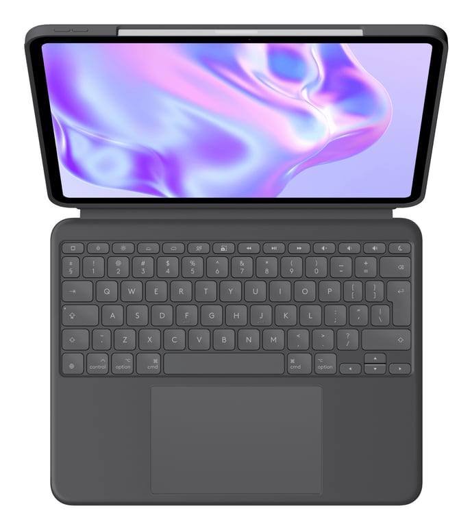 Logitech Combo Touch Clavier et étui avec trackpad rétroéclairé Apple Smart connector QWERTY R. U. oxford pour Apple 11 inch iPad Pro 1ère génération 2e génération 3ème... - vue 7