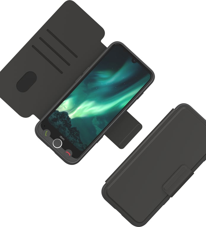 Doro 8934 coque de protection pour téléphones portables 15,5 cm (6.1 ) Étui avec portefeuille Graphite Doro A31 - Neuf