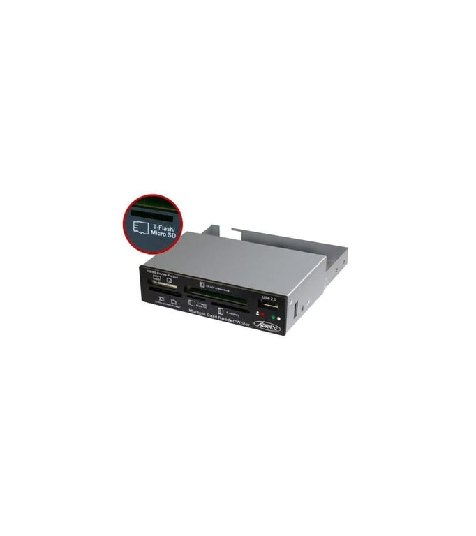 ADVANCE CR 10INT lecteur de carte mémoire USB 2.0 Interne Métallique Neuf - vue 3