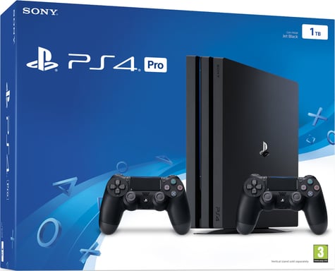 PS4 PRO B 1TB nero + 2° controller Dualshock 4 nero
