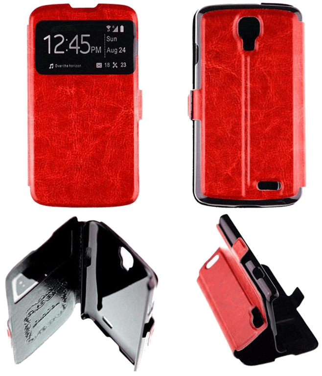 Etui Folio compatible Rouge LG F70