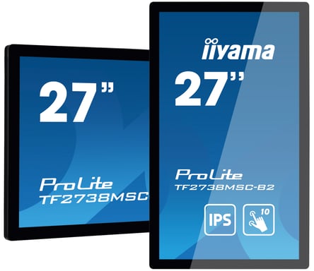 iiyama ProLite TF2738MSC-B2 écran plat de PC 68,6 cm (27'') 1920 x 1080 pixels Full HD LED Écran tactile Multi-utilisateur Noir