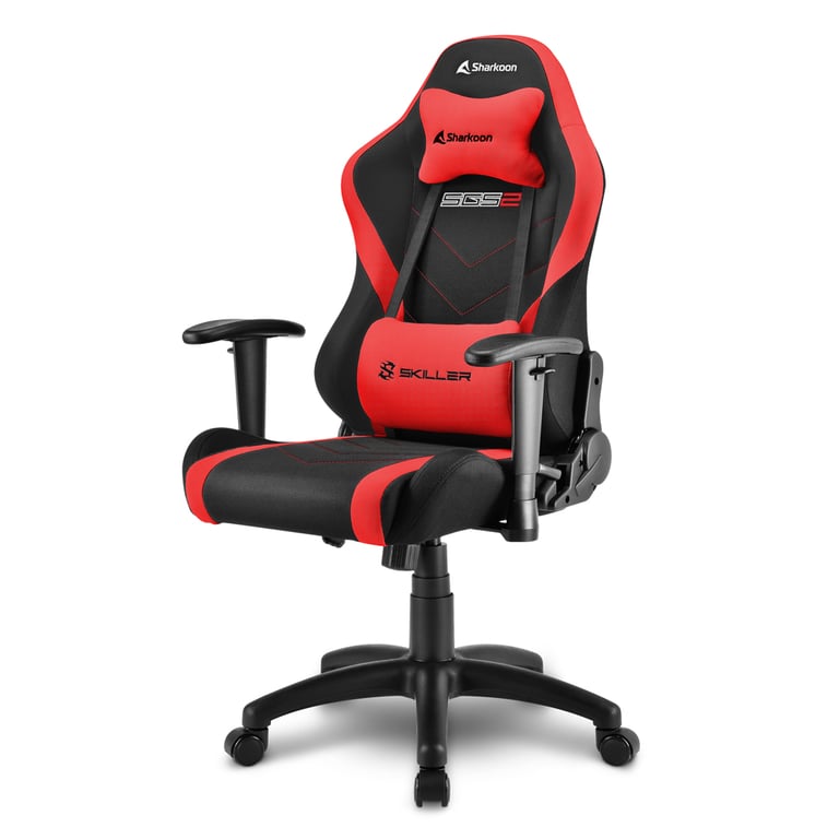 Sharkoon Skiller SGS2 Jr. Siège de jeu universel Siège rembourré Noir, Rouge - Neuf