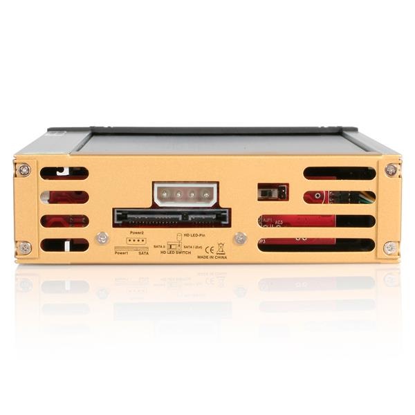 StarTech.com Rack Amovible Robuste en Aluminium 5.25 avec Ventilateur pour Disque Dur SATA 3.5 Neuf - vue 3