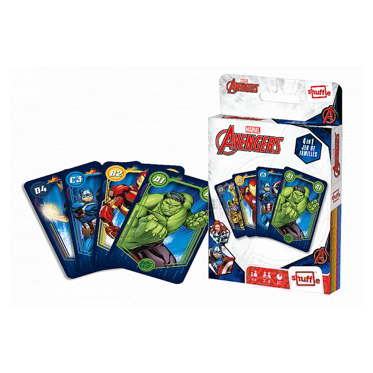Jeu de cartes de famille Avengers Amusez vous avec vos super héros préférés Neuf - vue 2