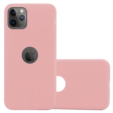 Coque pour Apple iPhone 11 PRO MAX en CANDY ROSE VIF Housse de protection Étui en silicone TPU flexible
