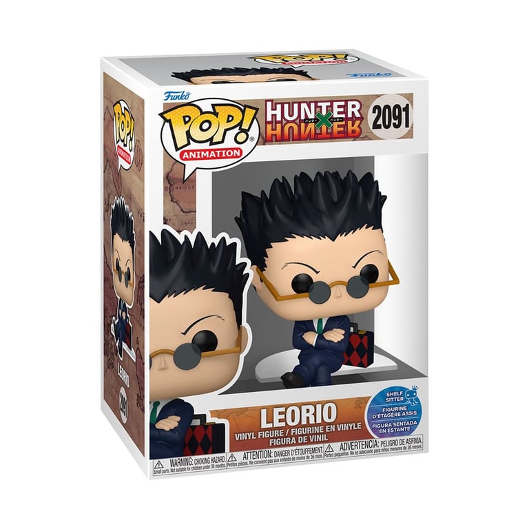Hunter x Hunter Figurine POP! Leorio Sit 9 cm - vue 10