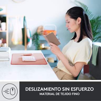 Tappetino da scrivania Logitech serie Studio rosa