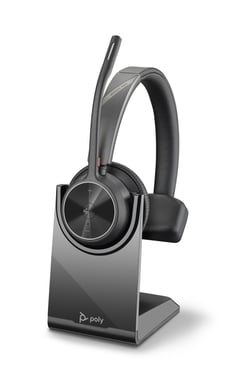 POLY Voyager 4310 UC Casque Sans fil Arceau Bureau/Centre d'appels USB Type-C Bluetooth Socle de chargement Noir