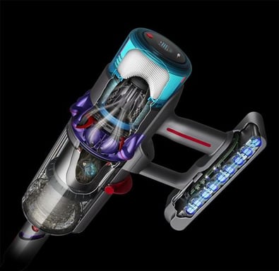 Aspiratore verticale Dyson Gen5 Detect Absolute, grigio e viola