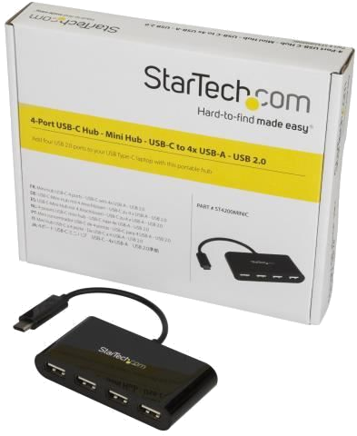 StarTech.com Hub USB-C 4 ports - Mini-hub - Concentrateur USB Type-C - USB C vers 4x USB-A - USB 2.0