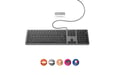 Clavier filaire Slim finition métal - Space Grey - AZERTY