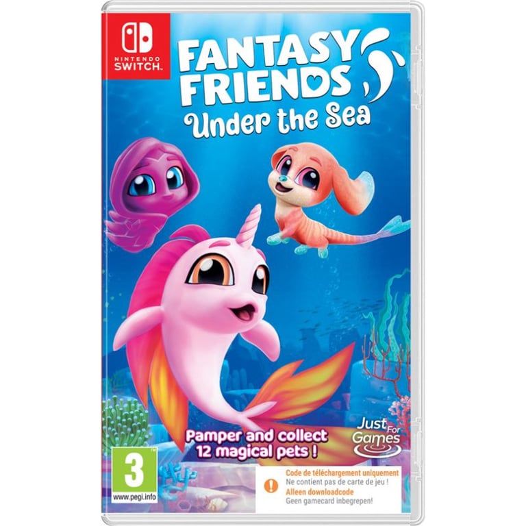 Fantasy Friends: Sous 'océan Code in a box Nintendo Switch - vue 3