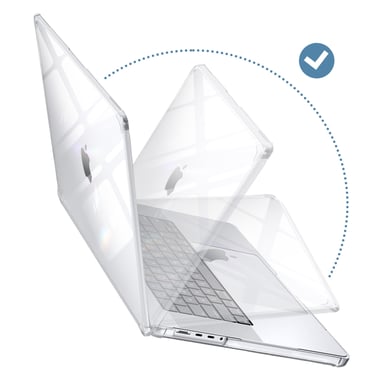 Supcase Funda Integral para MacBook Pro 14 2023 , 2022 y 2021 Transparente
