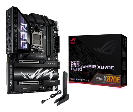 ASUS ROG CROSSHAIR X870E HERO AMD X870E Emplacement AM5 ATX