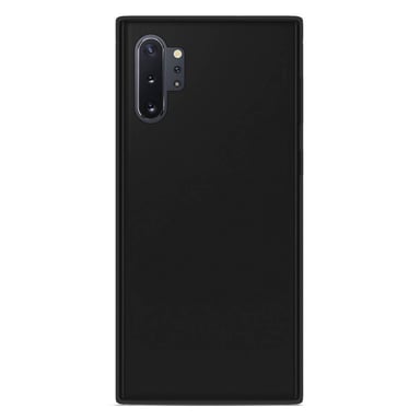 Coque silicone unie compatible Givré Noir Samsung Galaxy Note 10 Plus