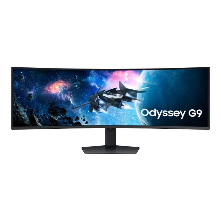 Samsung Ecran PC Odyssey G9 49’’ 240Hz 1ms Dalle VA Incurvée Résolution DWQHD : 5120 x 1440 2500:1 AMD FreeSync Premium Pro Auto Source Switch + Pied Ajustable DisplayPort LS49CG954EUXEN - vue 10