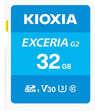 Kioxia LNEX2L032GG4 memoria flash 32 GB MicroSDHC UHS-I Classe 10 (KIOXIA SD-Card Exceria 32GB Gen 2.)