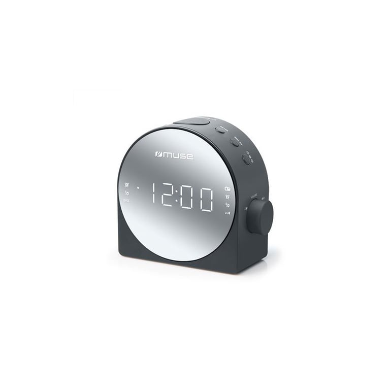 Radio Réveil Muse M-186 CMR – Double Alarme, Radio FM/MW, Affichage LED - vue 3