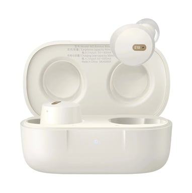 Baseus Bowie E18 Casque True Wireless Stereo (TWS) Ecouteurs Appels/Musique USB Type-C Bluetooth Blanc