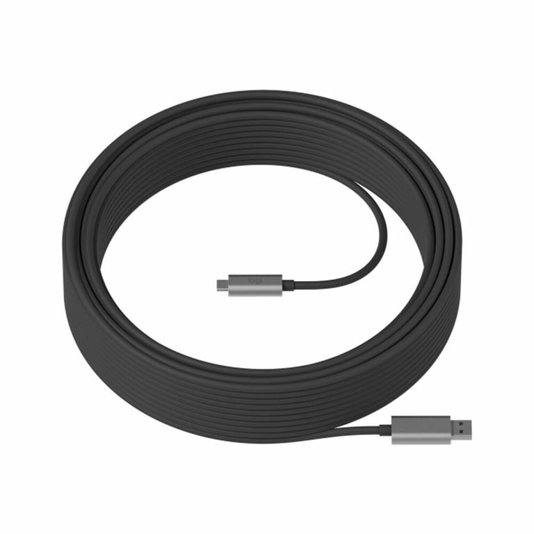 Logitech 939-001799 câble USB USB 3.2 Gen 2 (3.1 Gen 2) 10 m USB A USB C Graphite - Neuf
