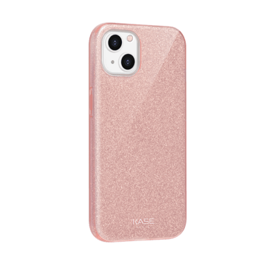 Guscio sottile e scintillante per Apple iPhone 13, oro rosa