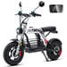 Trottinette électrique iScooter DX5 Pro avec rangement, batterie 52 V 20 Ah, pneus tout-terrain 17 pouces - Blanche