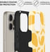 Burga Funda para iPhone 16 Pro Max MagSafe Tough A prueba de golpes modelo Lemon Tart Amarillo