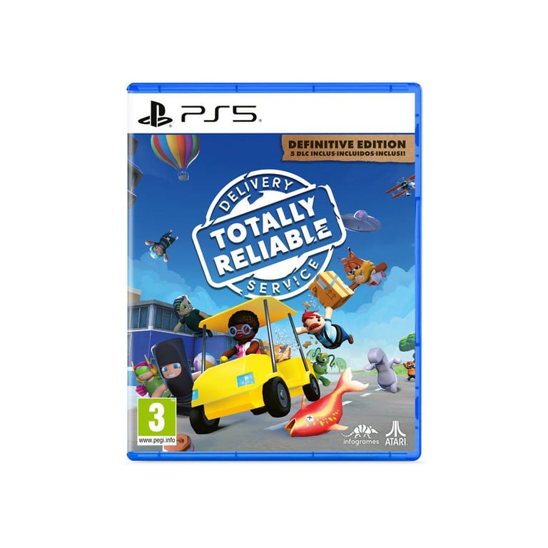 Jeu PS5 Atari Totally Reliable Delivery Service Definitive Edition - Édition physique coopérative 1-4 joueurs - Neuf