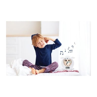 LEXIBOOK - Mon Reveil Educatif LEON Coach de Sommeil - Conteur dHistoires et Lumieres version FR