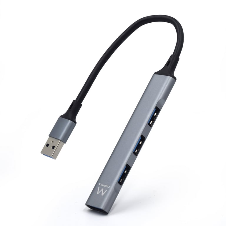 Ewent EW1144 hub & concentrateur USB 3.2 Gen 1 3.1 Gen 1 Type A 5000 Mbit/ Neuf