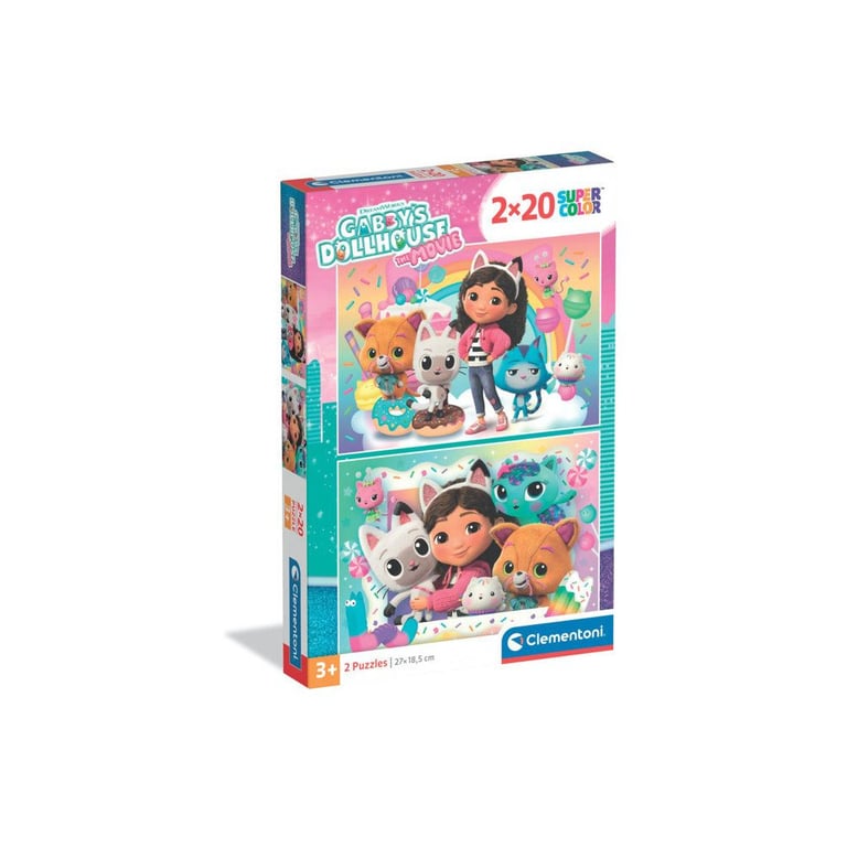 Puzzles 2x20 pièces : Gabby' Dollhouse Clementoni Puzzles - vue 8