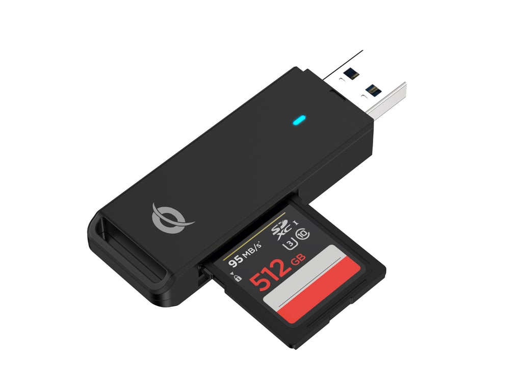 Conceptronic BIAN02B lecteur de carte mémoire USB 3.2 Gen 1 3.1 Gen 1 Type A Neuf - vue 2
