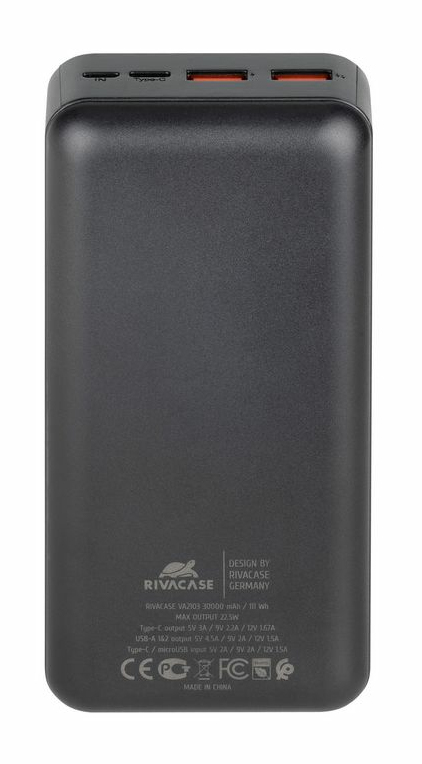 Rivacase VA2103 banque d'alimentation électrique 30000 mAh Neuf - vue 4