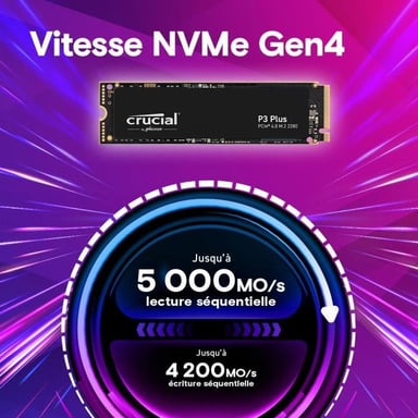 Crucial® P3 Plus - 2Tb PCIe® 4.0 NVMe? M.2 2280 SSD