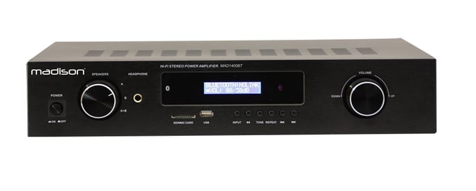 Amplificatore audio domestico Madison Sound MAD1400BT-BK Nero